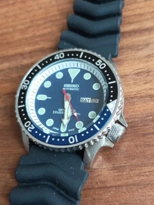Seiko Diver 6309A Taucheruhr Automatik Armbanduhr Herren Uhr HAU DayDate Bild 3
