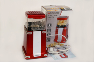 AMBIANO® Popcorn Maker Popcorn Maschine 900W Rot OVP