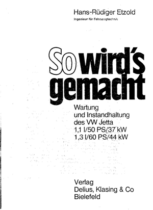 VW-Jetta Reparaturbuch (Ringbuch - Kopie) So wird s gemacht , Bd. 19 Bild 2