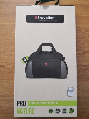 Tasche schwarz, Traveler ProNature Bild 1