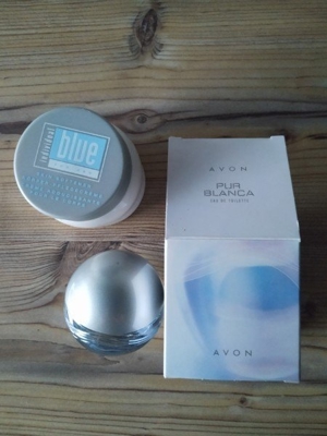 Set AVON - Pur Blanca + Individual Blue Körperpflegecreme