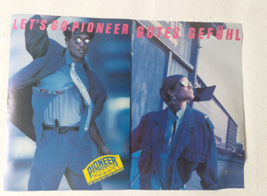 Poster Plakat PIONEER 80x38 80er vintage