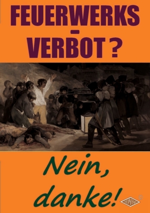 Aufkleber, Feuerwerksverbot, Feuerwerk, Depyfag, Silberhütte, Anti Vuurwerkverbod, 50 Stk. Bild 3