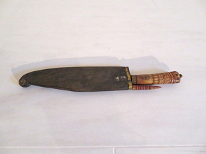 Antikes Messer aus Indonesien / Bormeo (?), sehr filigran verarbeitet Bild 3