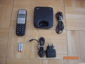 Siemens Gigaset A400 Basisstation mit NG, 2 X Akkus, Mobilteil,TAE Kabel Bild 6