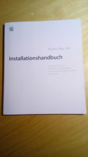 Installationshandbuch Power Mac G4 Bild 2 Installationshandbuch Power Mac G4 Bild 2