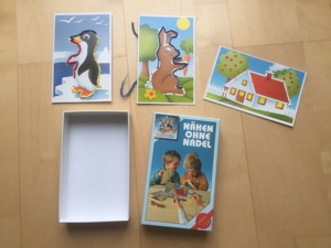 Nähen ohne Nadel - Kinder   Reise-Spiel Bild 2