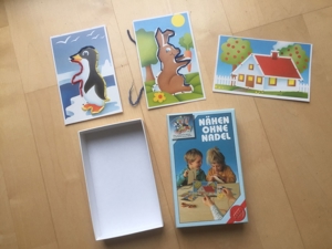 Nähen ohne Nadel - Kinder   Reise-Spiel