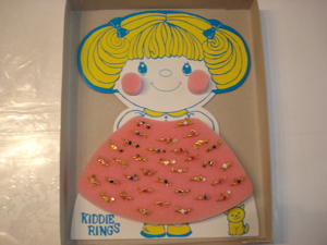 180 Kinderringe Metall Durchmesser 15 mm +   - OVP