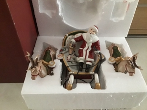 VILLEROY BOCH. älterer WEIHNACHTS SCHLITTEN OVP vorhanden Bild 7