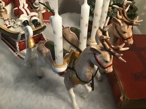 VILLEROY BOCH. älterer WEIHNACHTS SCHLITTEN OVP vorhanden Bild 5