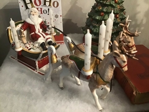 VILLEROY BOCH. älterer WEIHNACHTS SCHLITTEN OVP vorhanden