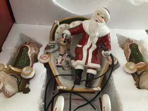 VILLEROY BOCH. älterer WEIHNACHTS SCHLITTEN OVP vorhanden Bild 8