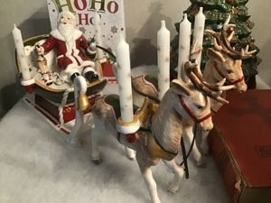 VILLEROY BOCH. älterer WEIHNACHTS SCHLITTEN OVP vorhanden Bild 2