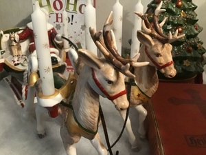 VILLEROY BOCH. älterer WEIHNACHTS SCHLITTEN OVP vorhanden Bild 4