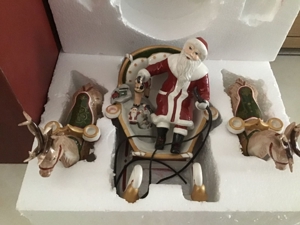 VILLEROY BOCH. älterer WEIHNACHTS SCHLITTEN OVP vorhanden Bild 9