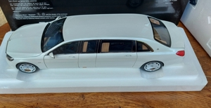 1:18 Mercedes-Maybach S 600 Pullman White mit Ovp neu Bild 4