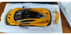 1:18 McLaren P1 Gelb Modellauto OVP no umbau tuning Bild 5
