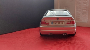 1:18 BMW m3 3er e46 Silber rar coupe kyosho ovp no tuning umbau Bild 9
