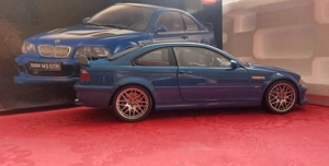 1:18 BMW m3 gtr e46 coupe blue carbon ovp Bild 9