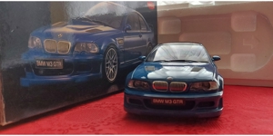 1:18 BMW m3 gtr e46 coupe blue carbon ovp Bild 4