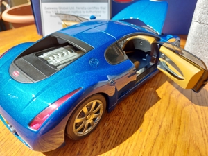 1:18 AUTOart Bugatti EB 18.3 Chiron Concept - Blue - 70911 - BOX Bild 9