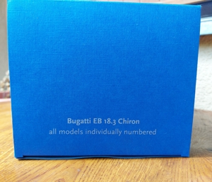 1:18 AUTOart Bugatti EB 18.3 Chiron Concept - Blue - 70911 - BOX Bild 14