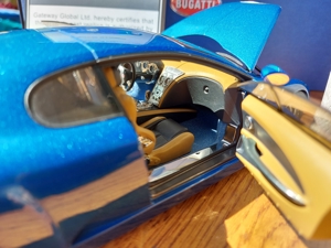 1:18 AUTOart Bugatti EB 18.3 Chiron Concept - Blue - 70911 - BOX Bild 5