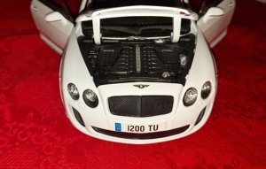 1:18 Bentley Continental Supersport Weiß schwarze BBS Echtalufelgen Bild 9