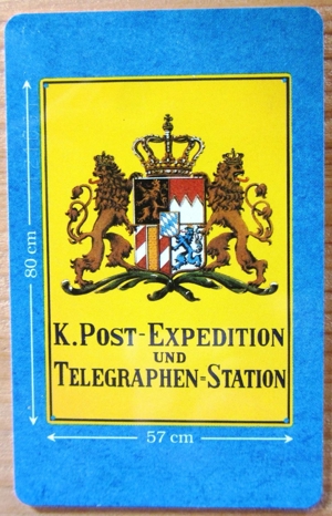 Telefonkarte S 55 K.Post-Expedition u. Telegraphen-Station 12 DM voll u.gepüft Bild 1