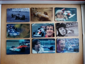 Formel 1 Telefonkarten Callingcards 27 Stück 30,- Bild 1