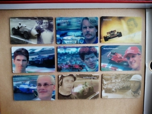 Formel 1 Telefonkarten Callingcards 27 Stück 30,- Bild 2
