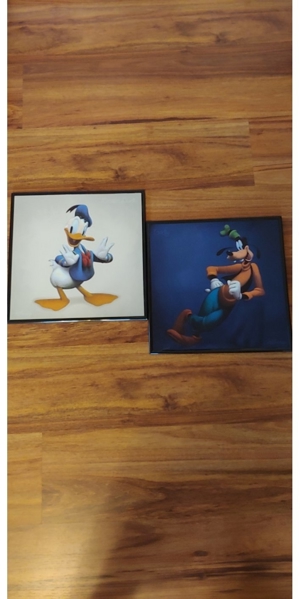 Wandbild Donald Duck und Goofy