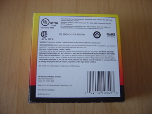 Scotch® Super 88 Vinyl Elektro-Isolierband 38 M lang neu OVP Kostenloser Versand. Bild 2