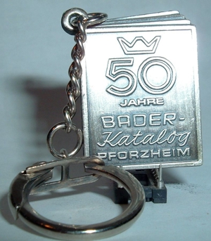 BADER Katalog Pforzheim 1929-1979, Schlüsselanhänger, no PayPal Bild 6