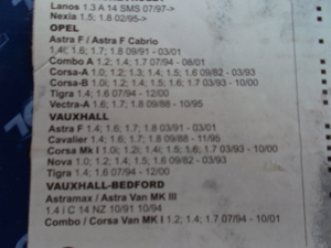 Bremsbeläge vo.  Radbremszylinder Opel Corsa- B, neu Bild 3