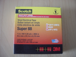 Scotch® Super 88 Viny lElektro-Isolierband 25 M lang neu OVP Kostenloser Versand Bild 3