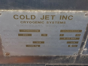 Trockeneisstrahlgerät blaster Coldjet RDS 1000 A Bild 6
