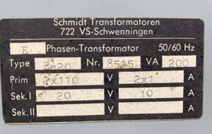 Transformator 200VA