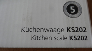 GRAEF Küchenwaage KS202 Digitale Haushaltswaage Waage neu OVP Bild 7