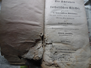 Antikes Buch. Die Schönheit der kath. Kirche 19. Jhd. Bild 2