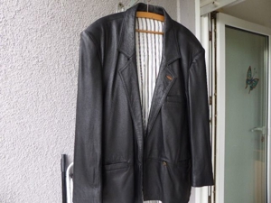 Herren Nappalederjacke schwarz, Gr. 54 , wie neu