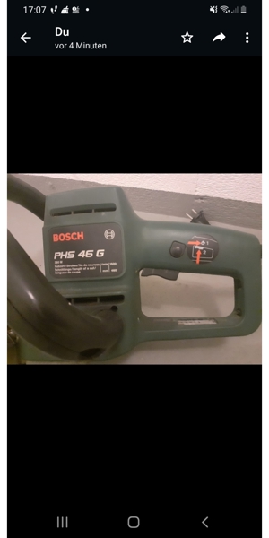 Bosch elektrische Heckenschere Bild 3