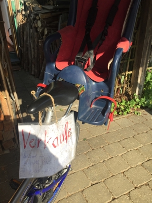 Fahrrad mit Kindersitz gebraucht