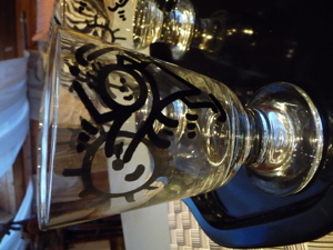 4 St. Trinkgläser Gläser inkl. Tablett Bild 2