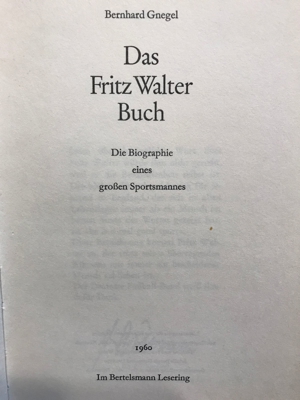 Das Fritz Walter- Buch Bild 3