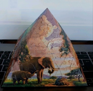 Ravensburger 3D Puzzle Pyramide Afrika Karton Bild 1