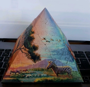 Ravensburger 3D Puzzle Pyramide Afrika Karton Bild 3