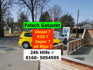 falsch getankt Pannenhilfe Deutschland 24H Mobiler Abpumpservice Bild 20