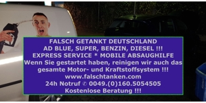 falsch getankt Pannenhilfe Deutschland 24H Mobiler Abpumpservice Bild 13